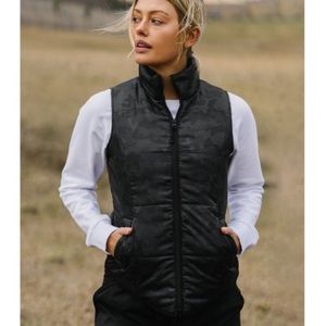 Zyia Grey Came Sawatch Puffy Vest XL